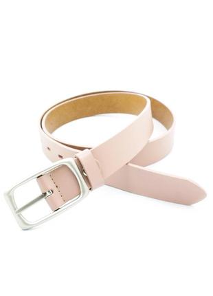 Жіночий шкіряний ремінь 2,8 х 100-115 см weatro рожевий kit-3cm-kozh-0037