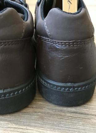 Кожаные туфли на липучках3 фото