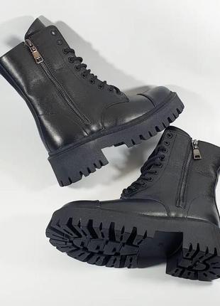 Balenciaga boots leather [no logo] мех4 фото