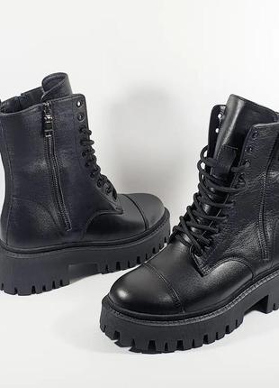 Balenciaga boots leather [no logo] мех6 фото