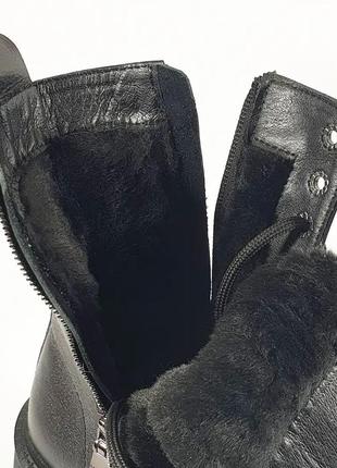 Balenciaga boots leather [no logo] мех5 фото