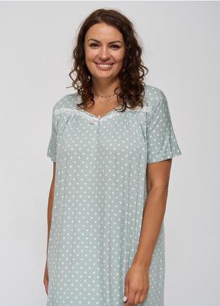 Ночная сорочка женская горох турция 136352 фото