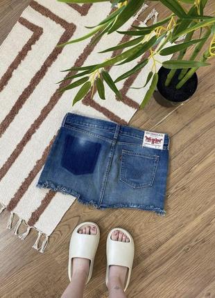 Винтажная мини юбка levi’s