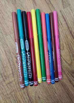 Набір маркерів silly scenes 10шт. crayola крайола usa з різними ароматоми смываемые