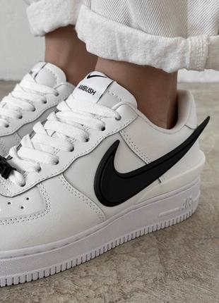 Женские кроссовки nike x ambush air force white black 36-37-38-395 фото