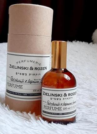 Zielinski & rozen patchouli & jasmine,lemon💥оригинал 0,5 мл распив аромата затест