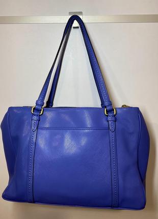 Оригинал женская сумка coach new york натуральная кожа замеры: ширина 40 высота 30 см состояние новой3 фото