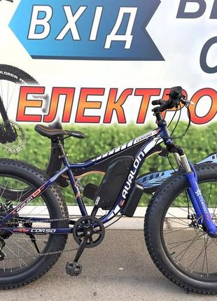 Електровелосипед 26-4.0  fat bike corso avalon 750w 13ah 48v7 фото