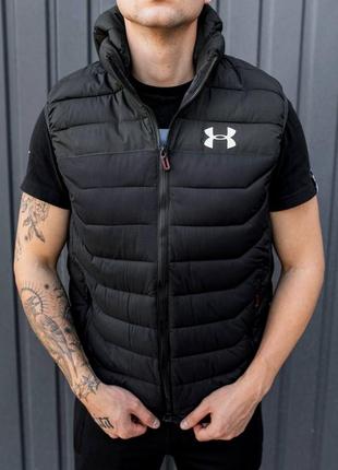 Мужская демисезонная жилетка безрукавная мужская ося безрукавка under armour