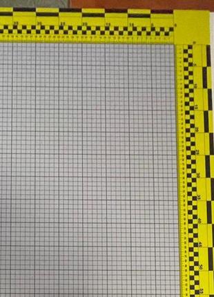 Пластиковий маштабний лінійка — килимок 550 мм на 400 мм "килимок експерта"