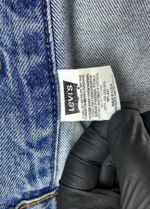 Мужская винтажная джинсовая куртка levis made in usa8 фото