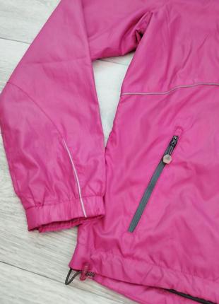 Куртка вітровка new balance жіноча спортивна рожева куртка на блискавці3 фото