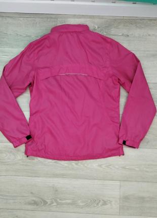 Куртка вітровка new balance жіноча спортивна рожева куртка на блискавці2 фото