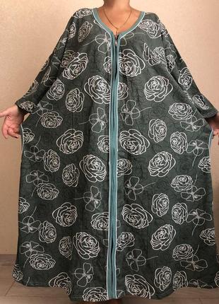 Жіночий халат на блискавці супербатал 70р2 фото
