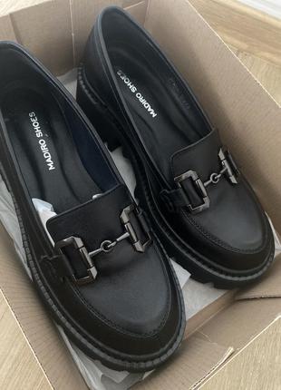 Кожаные лоферы 🖤