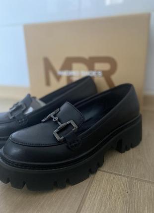 Кожаные лоферы 🖤6 фото