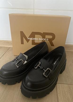 Кожаные лоферы 🖤7 фото
