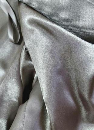 Пиджак серого цвета （металлик）2 фото