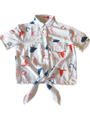 Рубашка с принтом