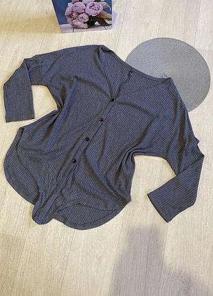 Кофтинка трикотажка серого цвета