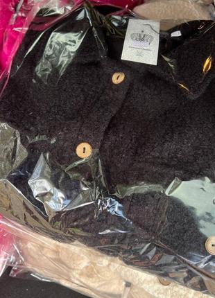 Рубашка теплая женская барашка модная удлиненная утепленная молодежная шубка стильная с карманами 42162 фото
