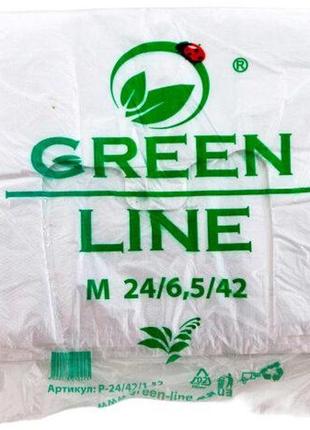 Полиэтиленовые пакеты green line100 шт. (24*42 см)