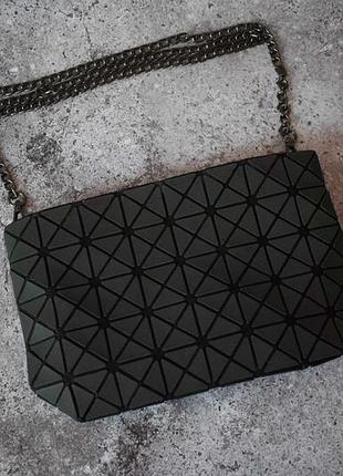 Issey miyake reflective crossbody bag (женская рефлетивная сумка )