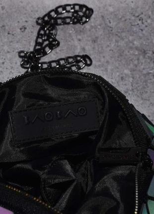 Issey miyake reflective crossbody bag (женская рефлетивная сумка )8 фото