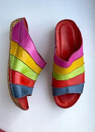 Кожаные ортопедические шлепанцы gemini 38 р. сандалии босоножки