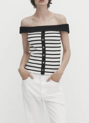 Топ в полоску massimo dutti
