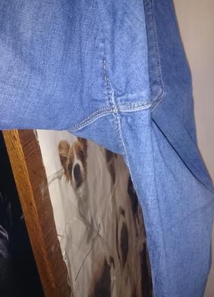 Светлые джинсы высокая посадка на талии рюши4 фото