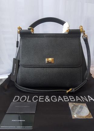 Кожаная сумка в стиле dolce and gabbana