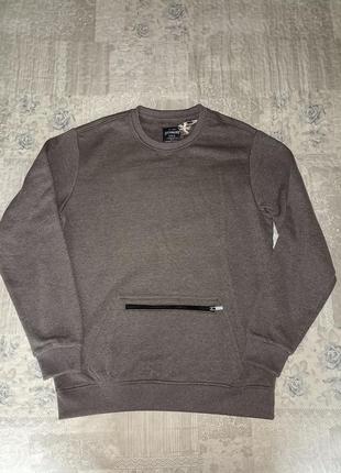 Свитшот, батник с кармашком на молнии cotton &amp; silk. 491