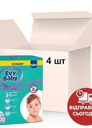 Підгузки дитячі evy baby еві бебі junior джуніор mega pack 5 (11-25 кг), 120 шт.1 фото