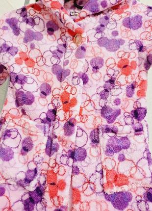 Халат халатик теплий плюш на 2-3 роки2 фото