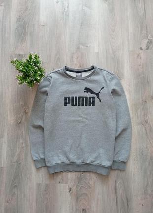 Свитшот puma серый2 фото