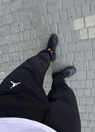 Чоловічі та жіночі спортивні штани air jordan чорні gore tex2 фото