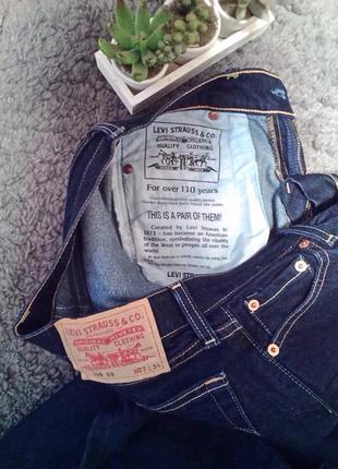 Темні джинси кльош від levi's {levis }4 фото