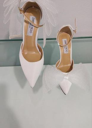 Туфли с бантами jimmy choo 7 см2 фото