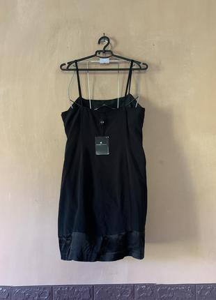 Маленькое черное платье размер 50 52 новое стильное и дорого смотрится4 фото