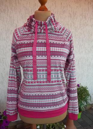 ( 46 р ) велюровая кофта женская свитер б / у