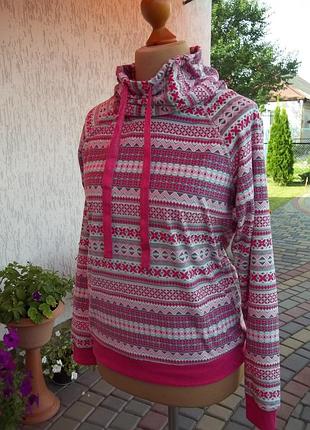 ( 46 р ) велюровая кофта женская свитер б / у