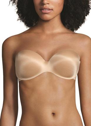Гладкий  нюдовый  бюстгальтер премиум класса  maidenform  уплотненная чашка 80b