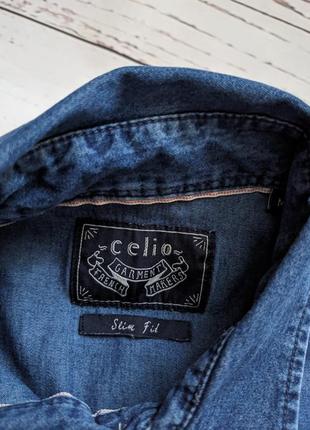 Джинсовая рубашка, рубашка под джинс от celio3 фото
