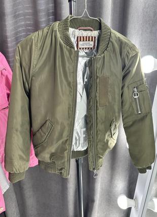 Куртка  бомбер для девочки tom tailor