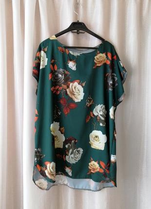 Блуза футболка туніка і легкої струминної тканини супер софт стильна жіноча туніка (батал) в наявнос3 фото