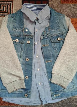 Джинсова куртка waikiki, джинсовка, 4 роки, 104 р3 фото