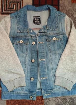 Джинсова куртка waikiki, джинсовка, 4 роки, 104 р1 фото