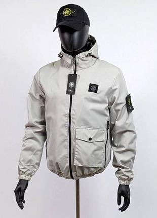 Чоловіча вітровка stone island1 фото