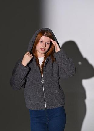 Жіноча куртка шубка вовна баранчик🧸❤️3 фото